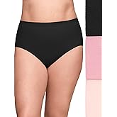 Olga womens Olga By Warners Women's No Pinching No Problems 3 Pack Seamless High Waist Brief