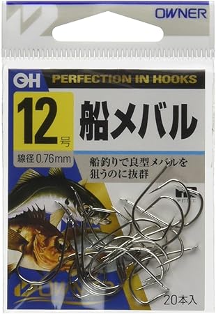 Amazon Owner オーナー Oh 船メバル フック 12号 釣り針 オーナー Owner フック 針