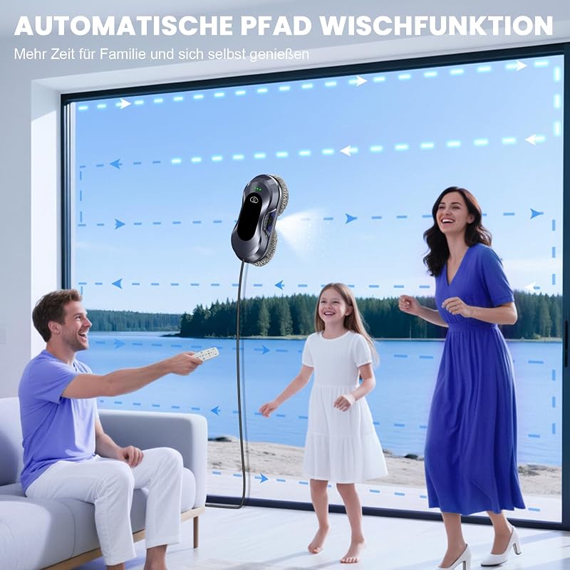Fensterputzroboter, 6000Pa Fensterroboter, Window Cleaning Robot — Foto 6 von 8