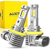 AUXITO H11 LED Headlight Bulbs, 20000LM Super Bright 6500K White Wireless LED Headlights for H8 H9 H16 Fog Lights, DRL, Low B