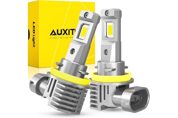 AUXITO H11 LED Headlight Bulbs, 40000LM 6500K White Wireless LED Headlights for H8 H9 H16 Fog Lights, DRL, Low Beam or High B