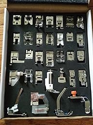 Amazon.com: Estone 1 Set 32pcs Presser Foot Feet For