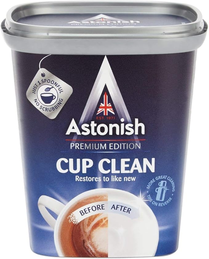 2 X Cup Clean Stain Remover 1 x 350g for Flasks Mugs and Cups Amazon