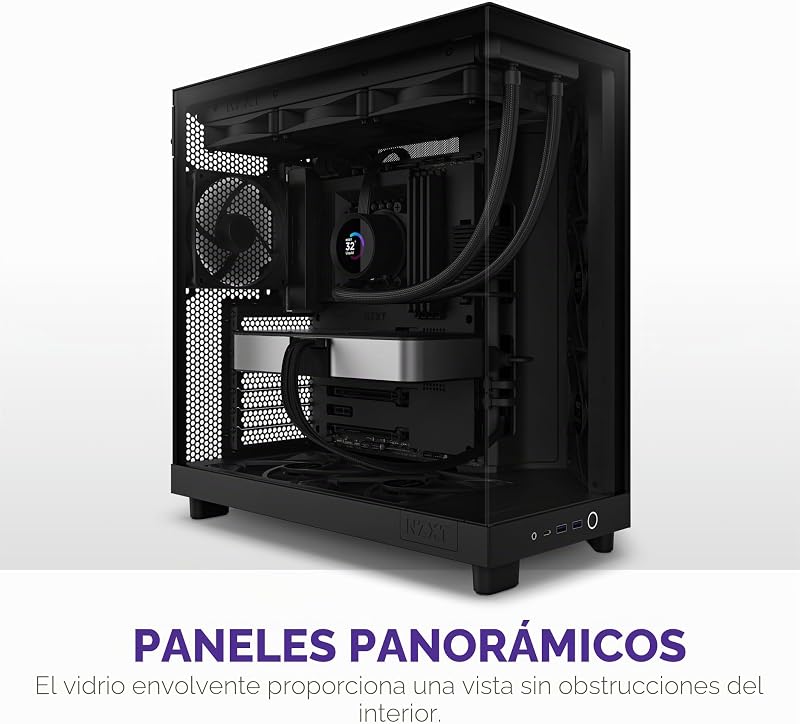 H6 Flow - Compact ATX Dual Camera PC Case - Preto