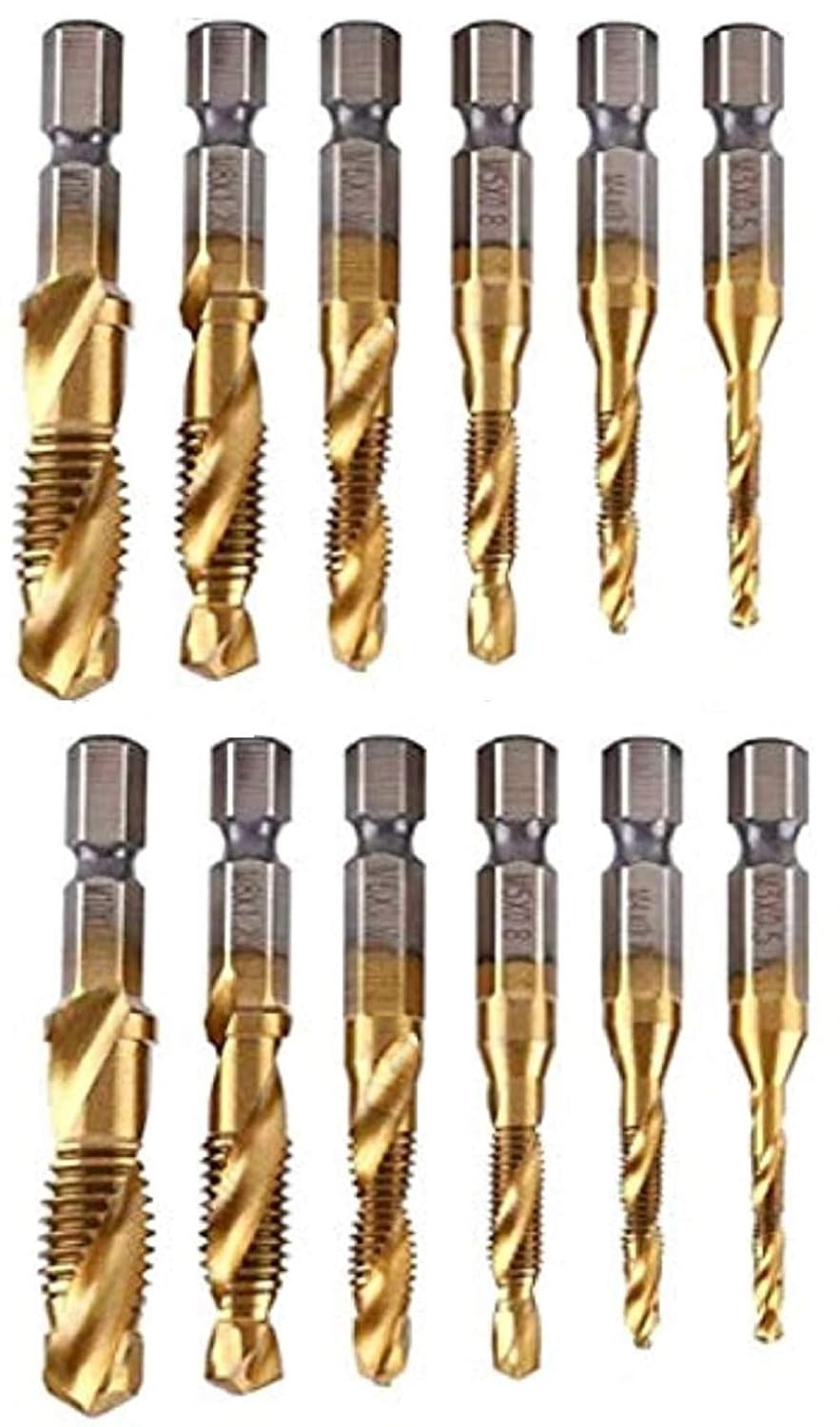 Plexiglass Drill Bit Set (3) Diamond Dust Coated 1/4", 3/16", 1/8