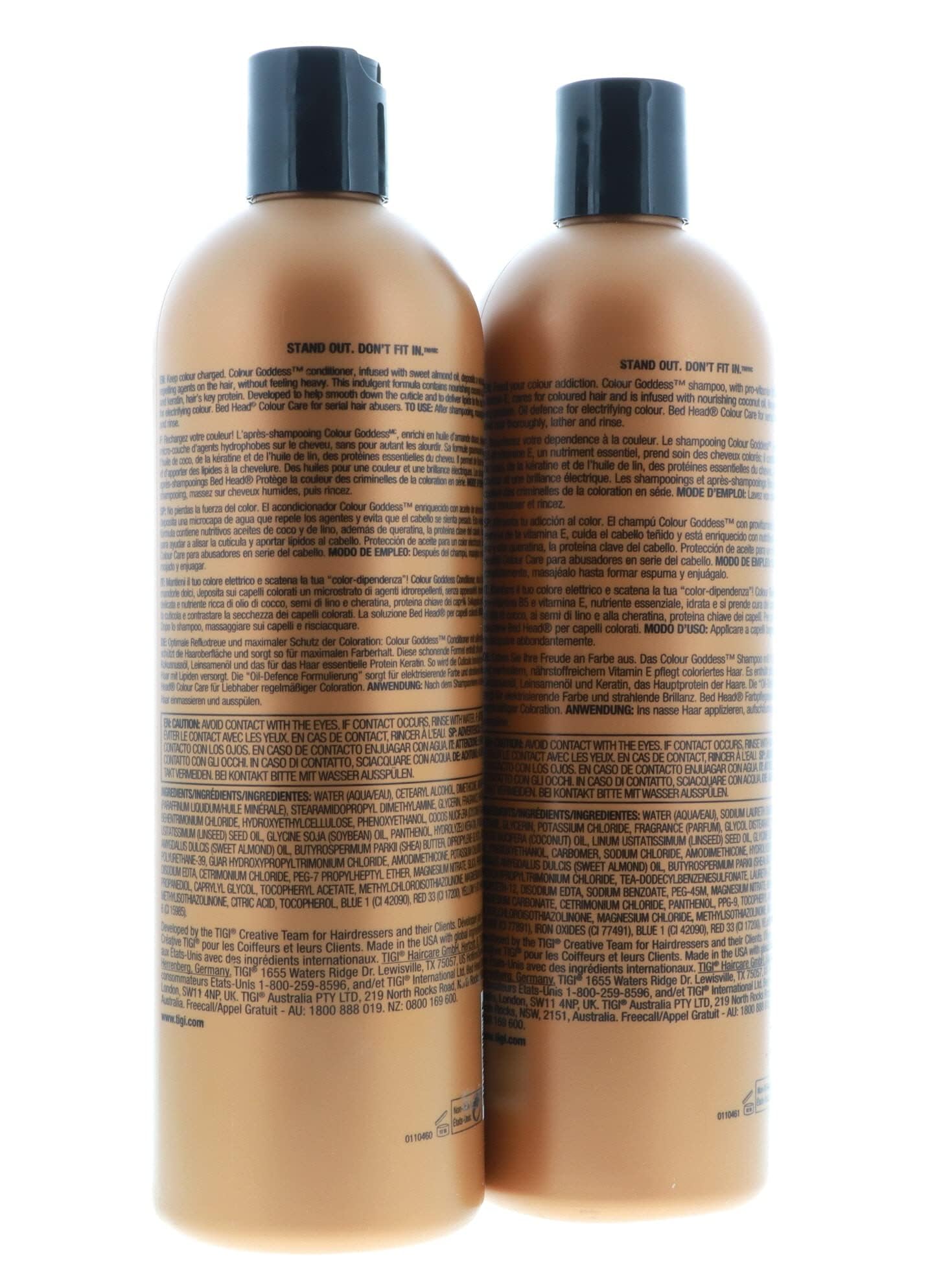 Bed Head Shampoo and Conditioner, Color Goddess, 25.36 Fl Oz (Pack of 2)
