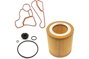 AMCC Engine Eenhanced Version Oil Filter Adapter Housing Gasket Cooler Seal Kit （3Pcs） fit Suitable for BMW N20 128i 323i 328i 328xi 330i 335i 335is 535i xDrive 740i X1 4 5 Z4 Replaces:11427953125