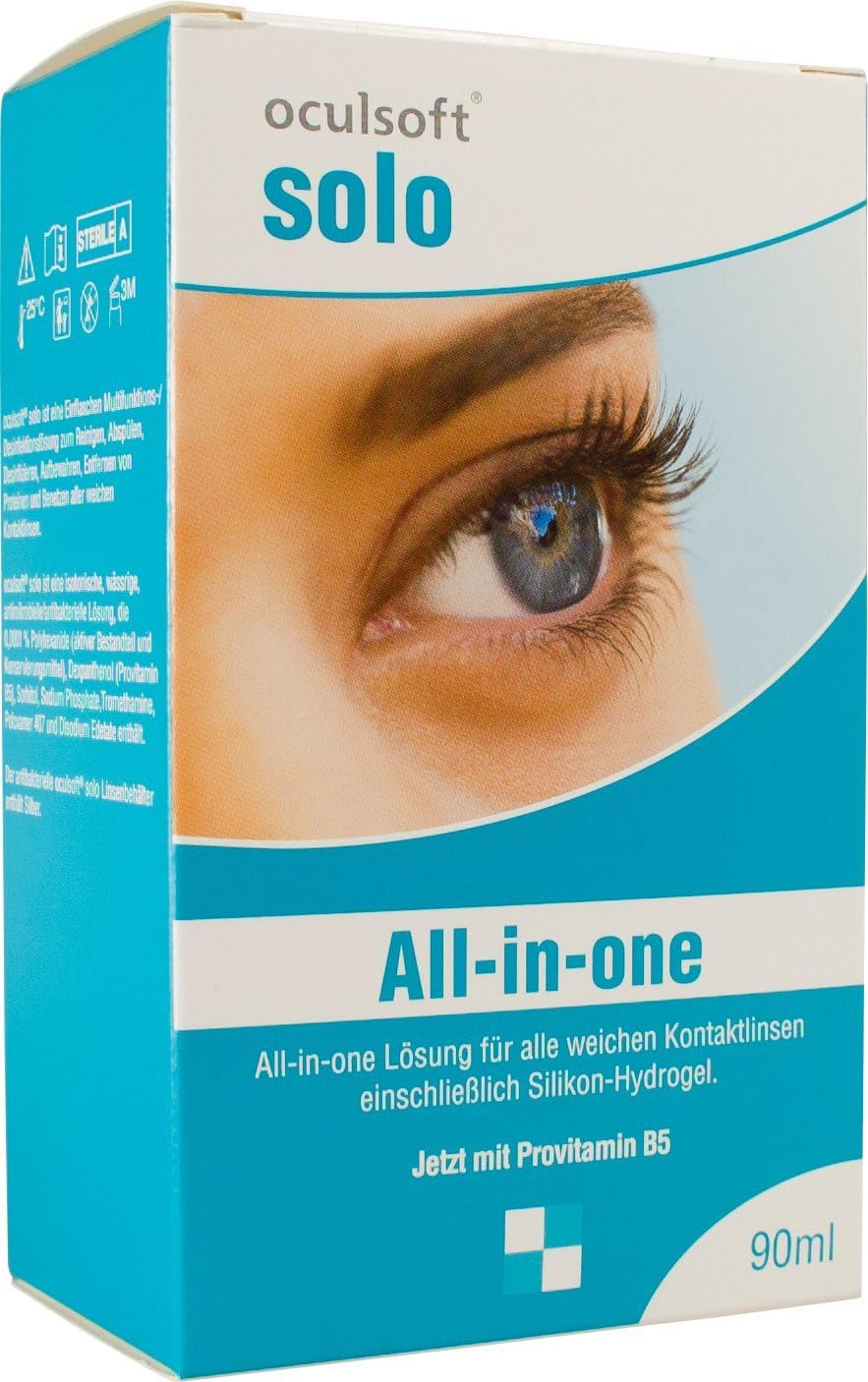 Oculsoft ® Solo AllinOne Lösung 90 ml Reiseset Pflegemittel für Kontaktlinsen Amazon.de