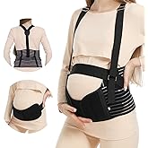 Evolway Belly Bands For Pregnant Women - Maternity Belt Pregnancy Support - Breathable Abdominal Binder, Back Support, Multiple Sizes And Colors For All Stages Of Pregnancy & Postpartum