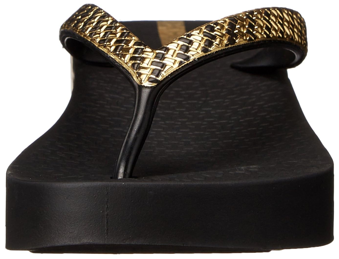 ipanema women's mesh plat wedge flip flop