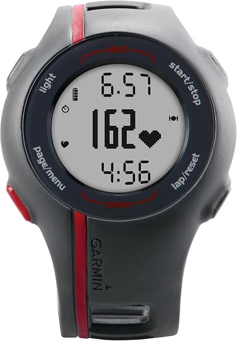 Garmin Forerunner 110 - GPS de Mano, mapas de Null, Gris y Rojo