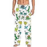 ZZKKO Pajamas Pants for Men Horses Animals Men's Pajama Bottoms 100% Cotton PJ Pants for Mens S-XXL