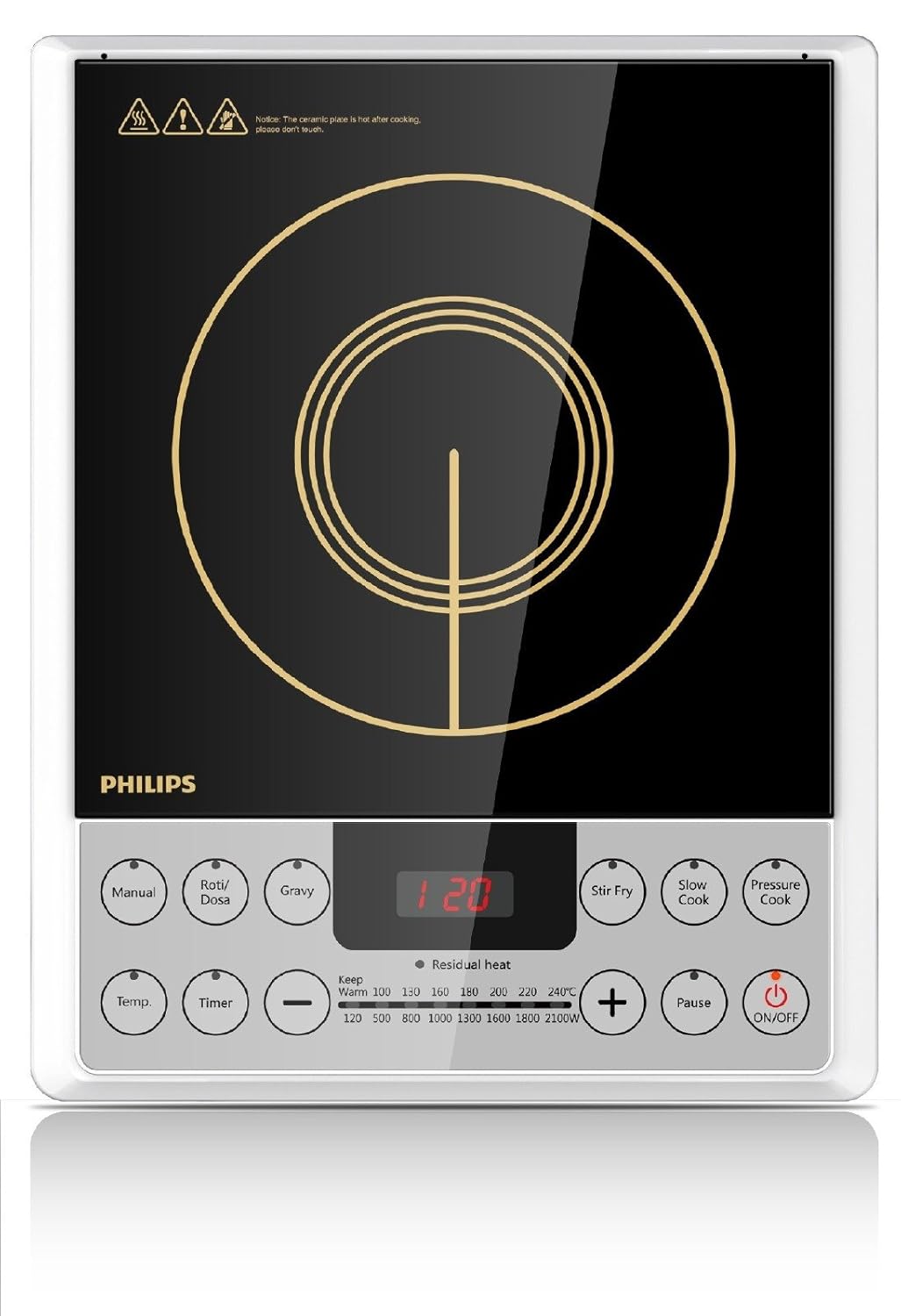 Buy Philips HD4929 2100-Watt Induction Cooker (Black) Online at Low Prices  in India - Amazon.in