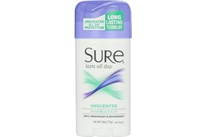 Sure Deodorant Invisible Solid, Unscented - 2.6 oz
