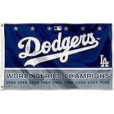 Los Angeles Dodgers 9 Time World Champions Series 3x5 Flag