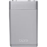 Bipra 120GB 2.5 inch USB 2.0 NTFS Pocket Size Slim External Hard Drive with One Touch Backup Software - Silver