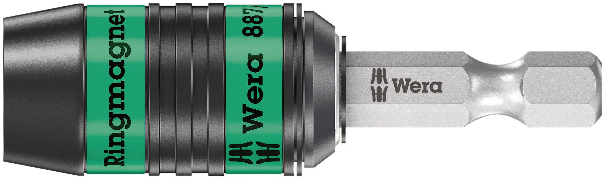 Wera 887/4 RR SB Universal Ring Magnet Rapidaptor Bit Holder, 1/4" Drive x 57 mm, 05073511001