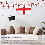 AhfuLife St George Flag 5ft x 3ft Double Sided with Brass Grommets England view 5