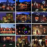 TEDD Waterproof LED Projector Light 12 Lenses Xmas Halloween Garden Party view 4