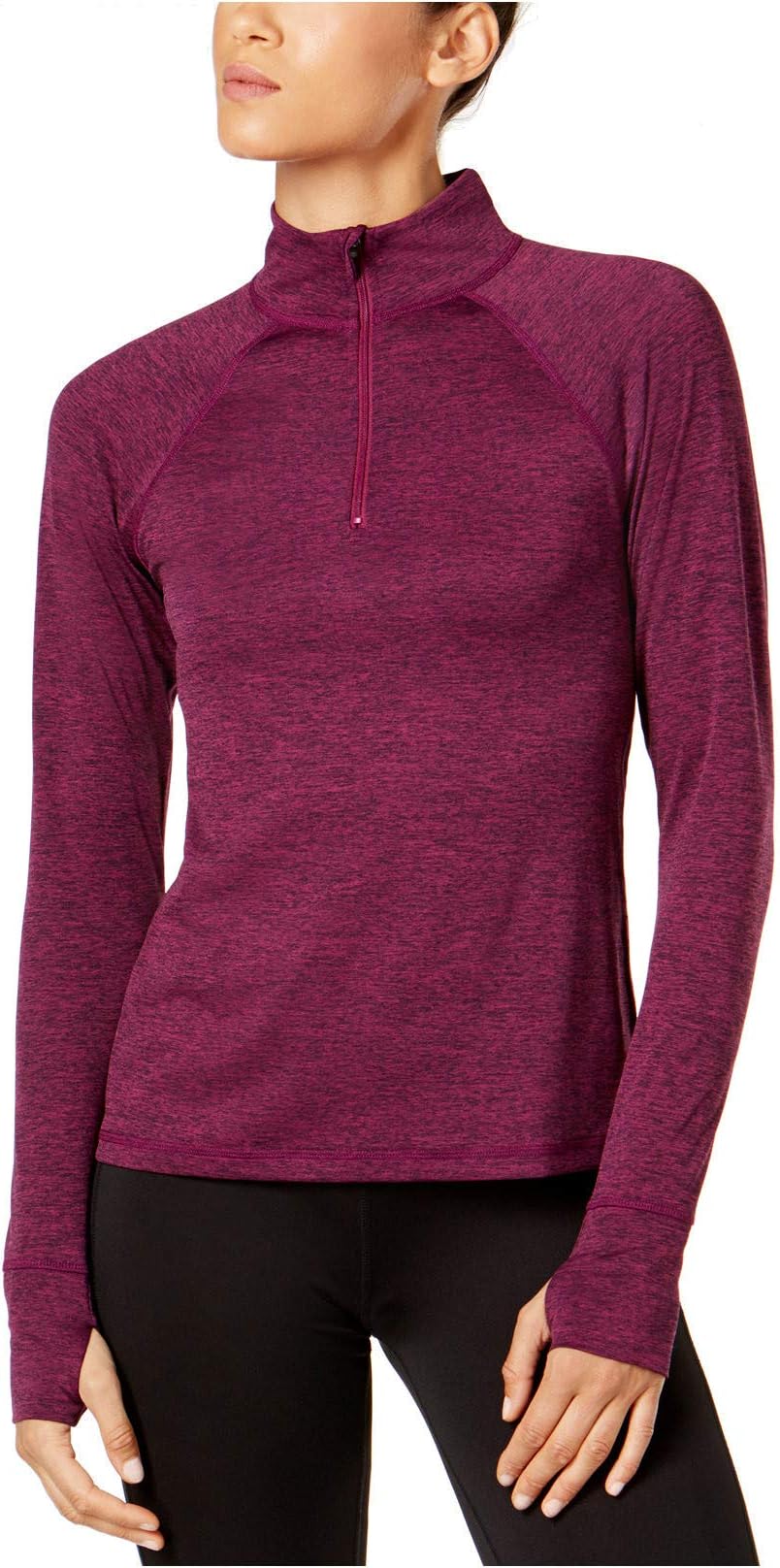 Women's Half-Zip Pullover Jacket Pretty Plum Large