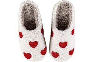 AUCOMFO Mens Womens Slippers,Cute Comfy Bedroom Slippers For Women,Home Slippers House Slippers,Ladies Fuzzy Slippers,indoor Outdoor Memory Foam Slippers For Women Men