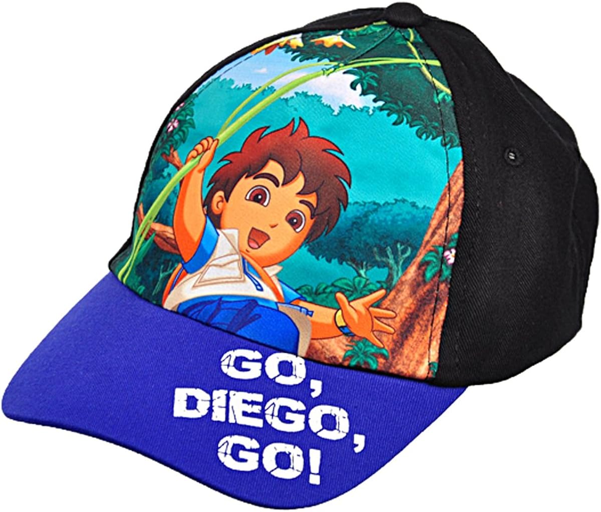 Go Diego Go Baseball Cap Cap - Forest (Red) (Youth/Kids) New Hat