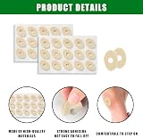 MEKEET 120Pcs Corn Cushions Oval Soft Latex Sponge Toe Plasters view 3