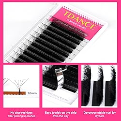 TDANCE W Eyelash Extensions 6D Premade Fans W