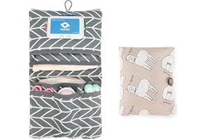 Lmbabter Removable Organizer Insert Baby Bag Organizer,Diaper Bag with 6 Total Pockets, Handbag & Tote Bag for Women Mommy Nurse (Alpaca)