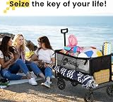 Sekey Folding Trolley 330LBS Capacity Heavy Duty Camping Beach Wagon view 7