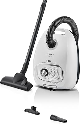 - Aspirador embalado, Série 4, volume XL do saco de pó, bico para ranhuras e estofos, branco, BGB41WH1
