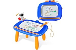 Kikidex Toddler Toys Age 1-3 Magnetic Drawing Board, Kids Toys for 1 2 3 Year Old Boy Girl Birthday Gifts, Erasable Sketching