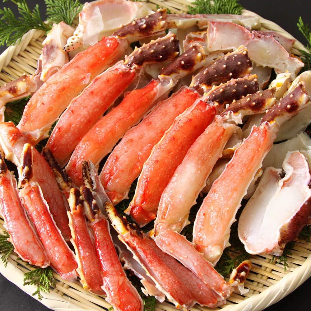 Amazon シーフード本舗 タラバガニ 生 蟹 ハーフポーション 800g シーフード本舗 カニ 通販