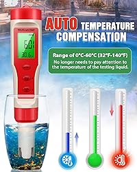 4-in-1 PH Meter, PH Meter for Water, Digital PH