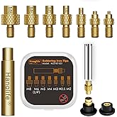 HANGLIFE Heat-Set Insert Tips for Threaded Inserts M2 M2.5 M3 M4 M5 M6 M8, Soldering Iron Tips Compatible with Weller SP40NUS