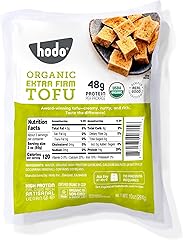Hodo Extra Firm Organic Tofu | 48g Protein (96% Daily Value) per Pkg | Great in Air Fryer or Soup | Great for Mapo Tofu, Frie