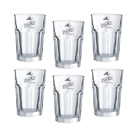6 Canario Cachaca Gläser
