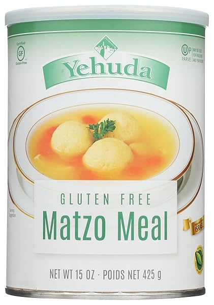 YEHUDA GLUTEN FREE MATZO MEAL, 15 OUNCE (PACK...