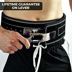 Flexz Fitness Lever Weight Lifting Belt Leather