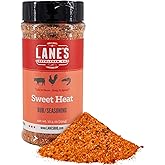 Lane's Sweet Heat Rub Seasoning, All-Natural BBQ Brisket Rub Goes Well with Butt Rub Seasoning, No MSG Brisket Seasoning &, Made in USA, 10.4 Oz