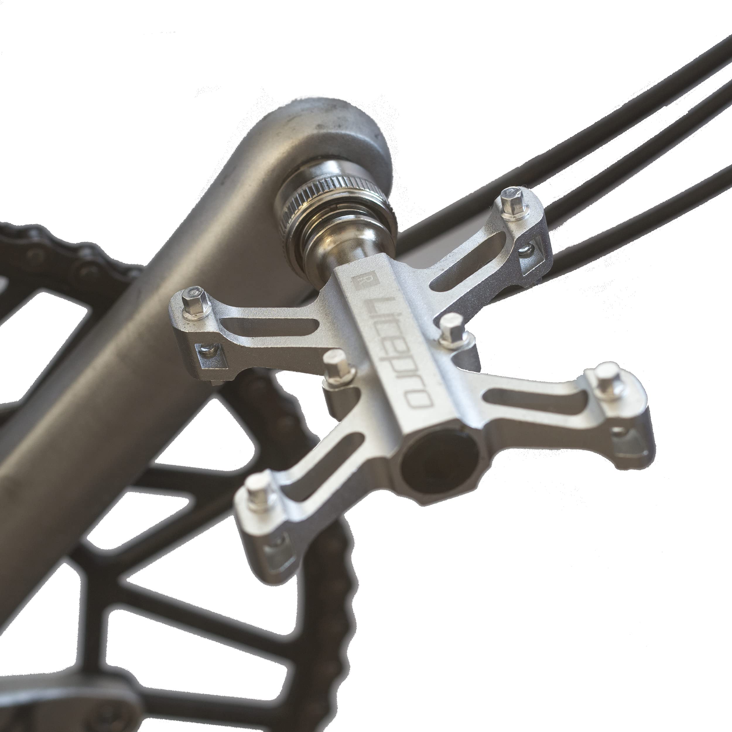 Quick Release Pedals For BROMPTON X-shape 304g Pair SILVER