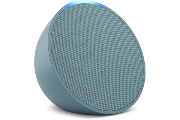 Amazon Echo Pop | Full sound compact smart speaker with Alexa | Midnight Teal