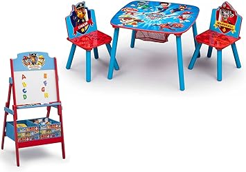 paw patrol educational activity table