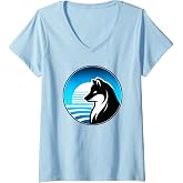 Women's In The Arctic Circle, Fox V-Neck T-Shirt