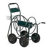 Outvita Garden Hose Reel Cart, Lawn Water Planting