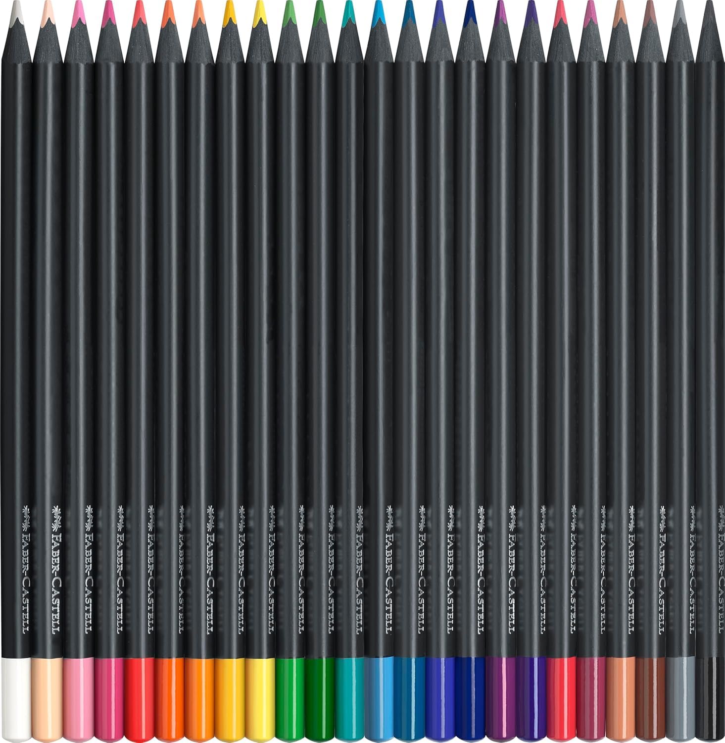 Faber-Castell - Buntstifte Set Black Edition 24-teilig im Kartonetui 2
