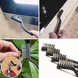 Yoicn Lth 12 Pcs Stainless Wire Brush Set with Plastic Handles 17 cm view 7