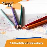 BIC Kids Tropicolors Colouring Pencils 24 Pack Hexagonal Wood-Free view 4