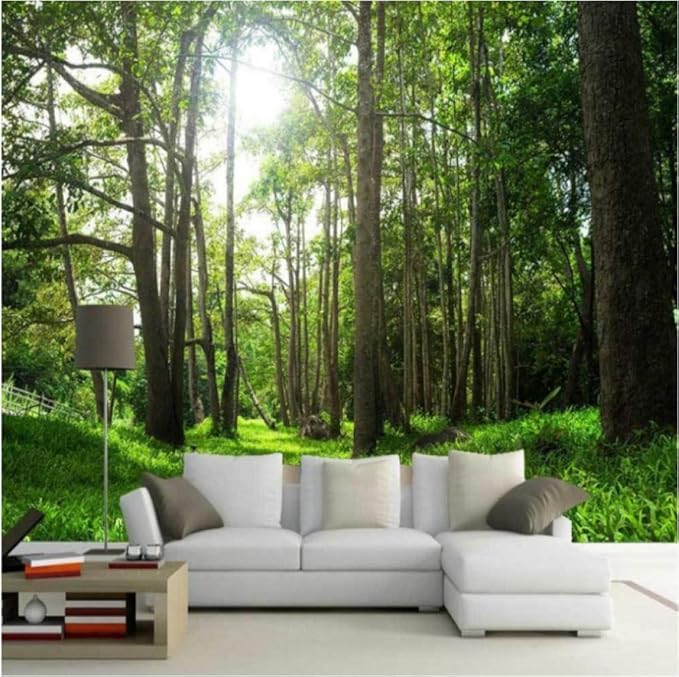 N/ A 3D Wallpaper Murals Beautiful Forest and