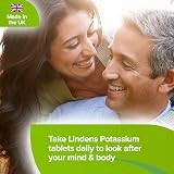 Lindens Potassium 200mg Tablets with 50mg Vitamin C 100 Vegan UK Made view 4
